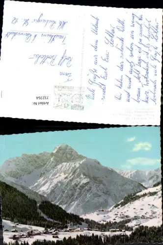 732764 Kleinwalsertal Riezlern Hirschegg u. Mittelberg mit Widderstein im Winter