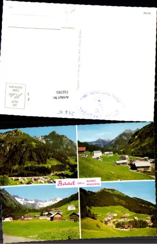 732765 Mehrbild AK Baad Kleines Walsertal