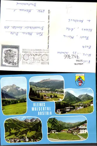 732766 Mehrbild AK Kleines Walsertal Riezlern
