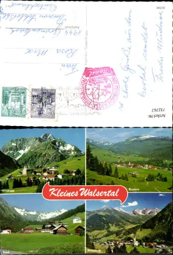 732767 Mehrbild AK Kleines Walsertal Hirschegg Baad Riezlern Mittelberg