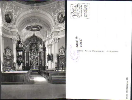 732817 Foto AK Pöstlingberg Linz a. d. Donau Inneres Kirche