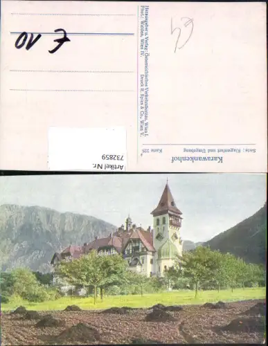 732859 Unterbergen im Rosental Karawankenhof Klagenfurt u. Umgebung
