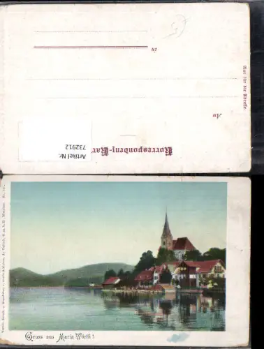732912 Maria Wörth Ansicht mit Kirche