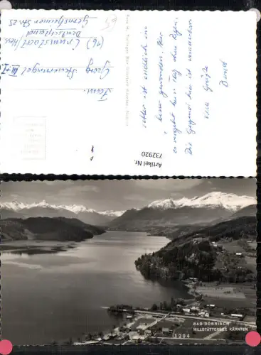 732920 Foto AK Bad Döbriach Millstättersee Radenthein