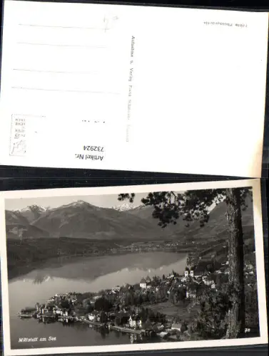732924 Foto AK Millstatt am See Ansicht m. Baum i. Vordergrund