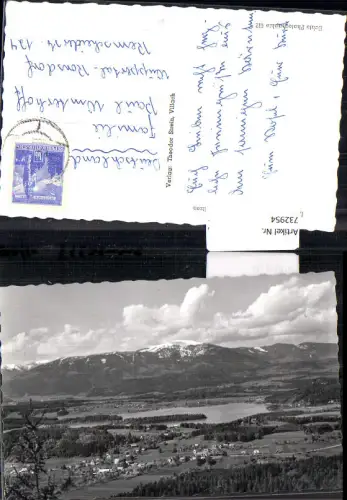 732954 Foto AK Latschach mit Faakersee und Gerlitzen Finkenstein am Faaker See