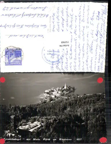 732968 Luftbild Pyramidenkogel mit Maria Wörth am Wörthersee Keutschach am See