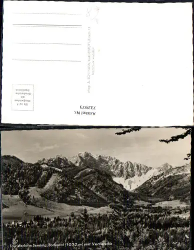 732973 Foto AK Sereinig Bodental mit Vertatscha Ferlach