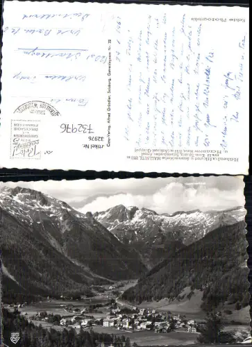 732976 Foto AK Mallnitz mit Korn-Tauern Scheinbretter-Kogel u. Hannover Haus