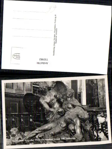 732982 Foto AK Gurk Gurker Dom Kreuzaltar Pieta von Raphael Donner Teilansicht