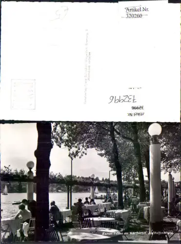 732996 Foto AK Velden a. Wörthersee Am Bulfonstrand Gastgarten Villa Bulfon