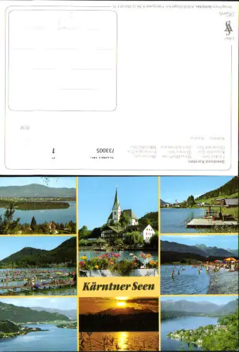 733005 Mehrbild AK Faaker See Klopeiner See Ossiacher See Weißensee Millstättersee