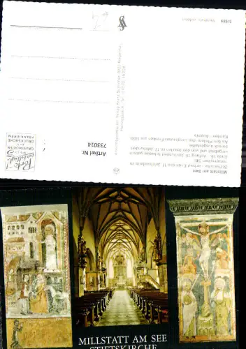 733014 Mehrbild AK Millstatt a. See Stiftskirche Inneres