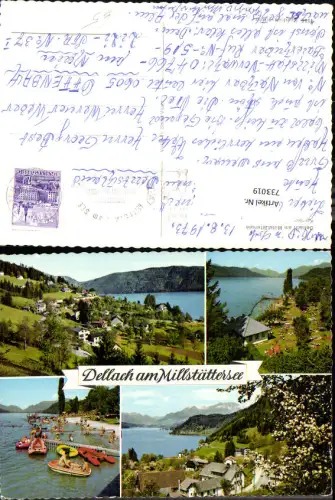 733019 Mehrbild AK Dellach a. Millstättersee Strandleben Ufer Gemeinde Millstatt am See