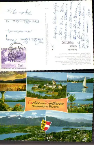 733025 Mehrbild AK Wörthersee Maria Wörth Strandbad Krumpendorf Velden Pörtschach