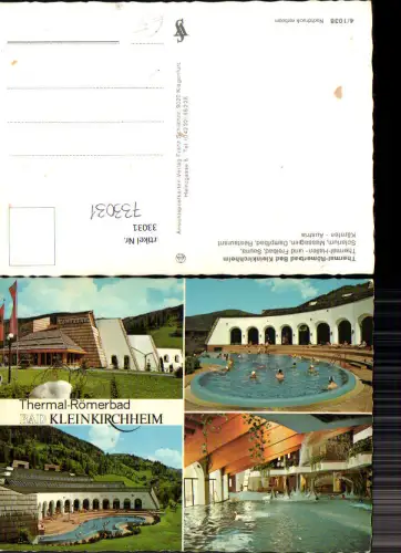 733031 Mehrbild AK Thermal-Römerbad Bad Kleinkirchheim Schwimmbad Hallenbad
