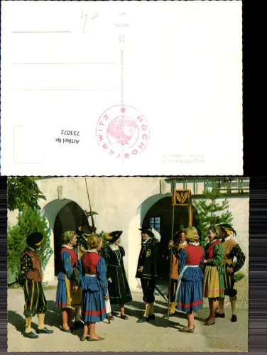 733072 Sankt Georgen am Längsee Burg Hochosterwitz Tracht Burgvogt
