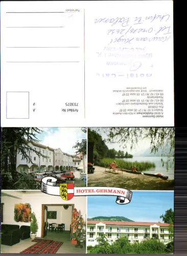 733075 Mehrbild AK Feldkirchen in Kärnten Hotel Germann Badeufer Außenansicht