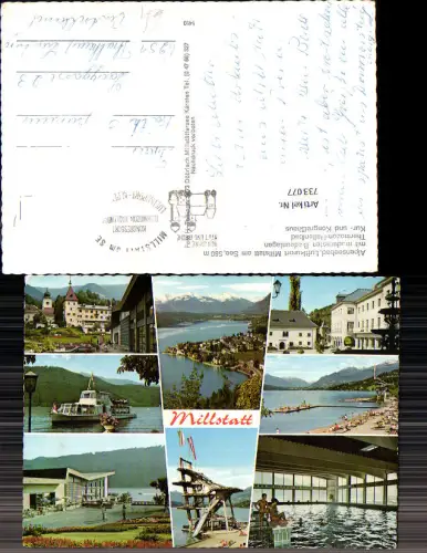 733077 Mehrbild AK Millstatt a. See Boot Hallenbad Badeufer