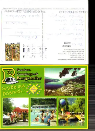733093 Mehrbild AK Radenthein Döbriach Millstättersee Camping Burgstaller Badeufer Schwimmbad Clown