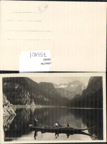 733101 Gosausee Gosau Dachstein Boot Zille dachstein