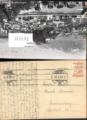 733131 Stempel-unsortiert Salzburg n. Braunschweig 1929