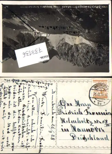 733136 Stempel-unsortiert Innsbruck n. Helmholtz Hannover