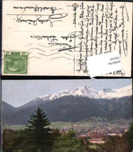 733139 Stempel-unsortiert Innsbruck n. Salzburg