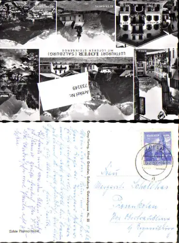 733149 Stempel-unsortiert Lofer n. Piesenkofen Obertraubling Regensburg