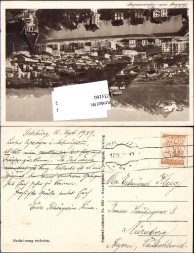 733160 Stempel-unsortiert Salzburg Nürnberg