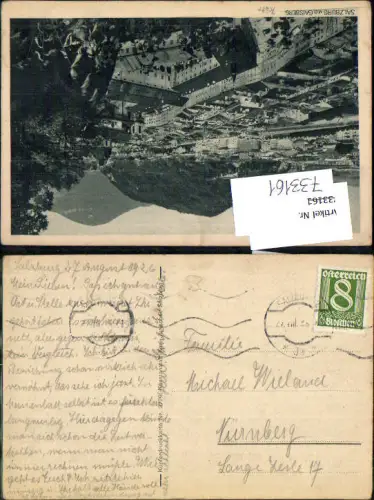 733161 Stempel-unsortiert Salzburg Gaisberg n. Nürnberg