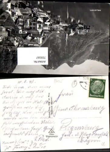 733167 Stempel-unsortiert hallstatt gel. n. Regensburg
