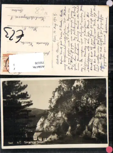 733170 Oed Miesenbach Spreitzerfelsen Waldegg Piestingtal