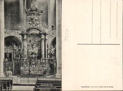 733220 Salzburg Franziskanerkirche Hochaltar Altar