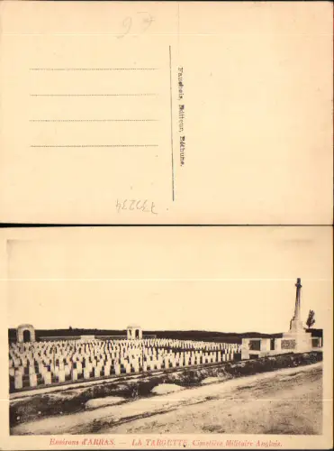 733234 France Environs Arras La Targette Friedhof Soldatenfriedhof Gräber Soldatengräber