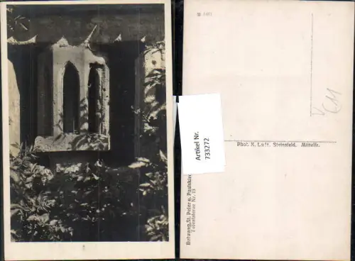 733272 Detwang St. Peter Paulskirche Totenlaterne pub K. Luft Steinsfeld Mittelfranken