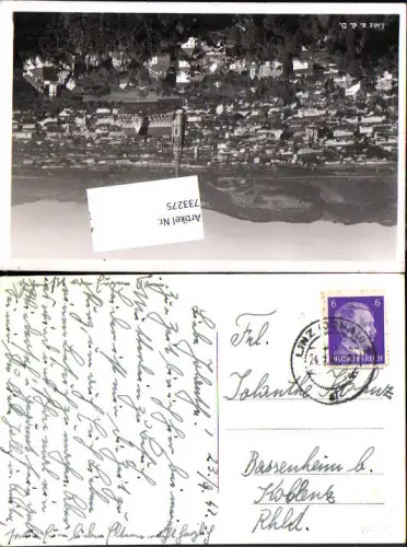 733275 Stempel-unsortiert Linz an der Donau n. Bassenheim Koblenz