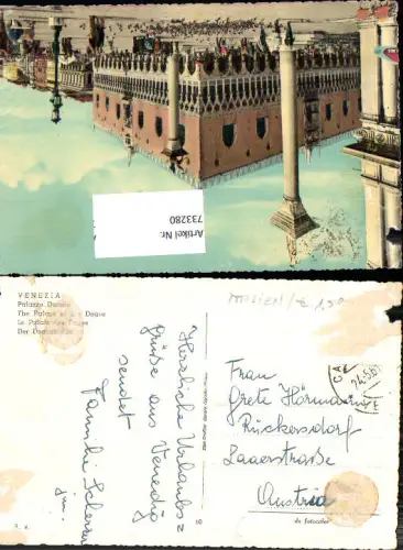 733280 Stempel-unsortiert Venezia n. Rückersdorf Harmannsdorf