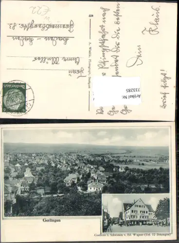 733285 tolle AK Gerlingen Gasthaus z. Schwanen LK Ludwigsburg