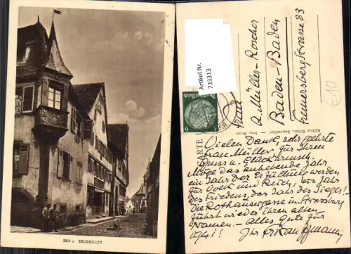 733313 Ehemalige Bouxwiller Straßenansicht Grand Est Bas-Rhin