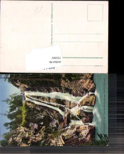 733362 Wasserfall Schlitza Schlucht Tarvis Tarvisio Kärnten Slovenia pub Purger e Co. 13060