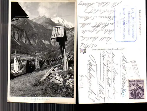 733366 Heiligenblut Marterl Kreuz m. Großglockner