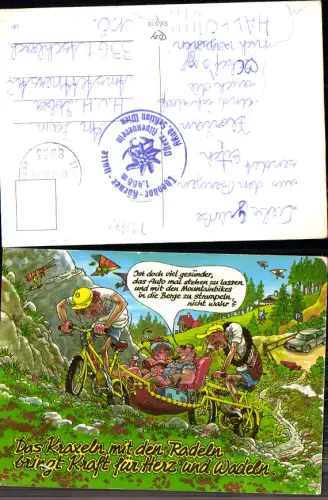 733478 Scherz Humor Scherzkarte RUPA Rad Radeln Sport Spruch