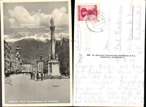 733486 Innsbruck Maria Theresienstraße gel Hemer Iserlohn