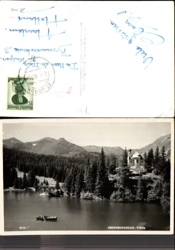 733525 Obernbergersee Obernberg am Brenner Gries Boot Zille