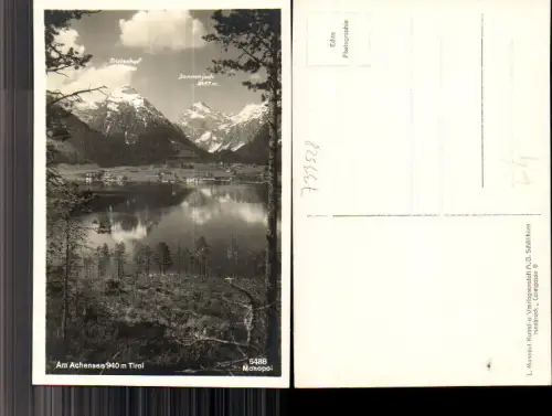 733528 tolle Foto-AK Achensee bei Pertisau Eben Maurach Achenkirch