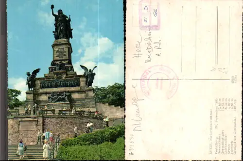 733537 Rhein Rüdesheim Niederwalddenkmal
