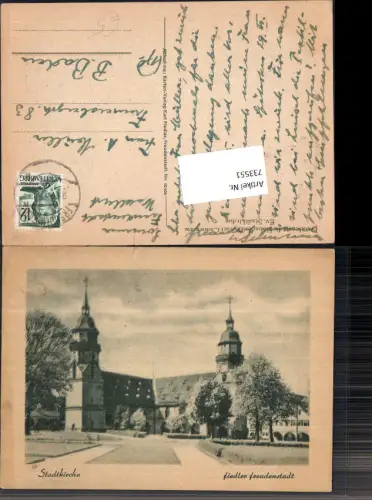 733551 Freudenstadt im Schwarzwald Evangelische Stadtkirche pub Fiedler