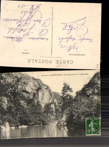 733585 Environs de Montlucon les Gorges du Cher lignerolles Lavault Ste Anne