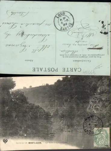 733589 Environs de Montlucon Lignerolles pres Lavault Ste Anne